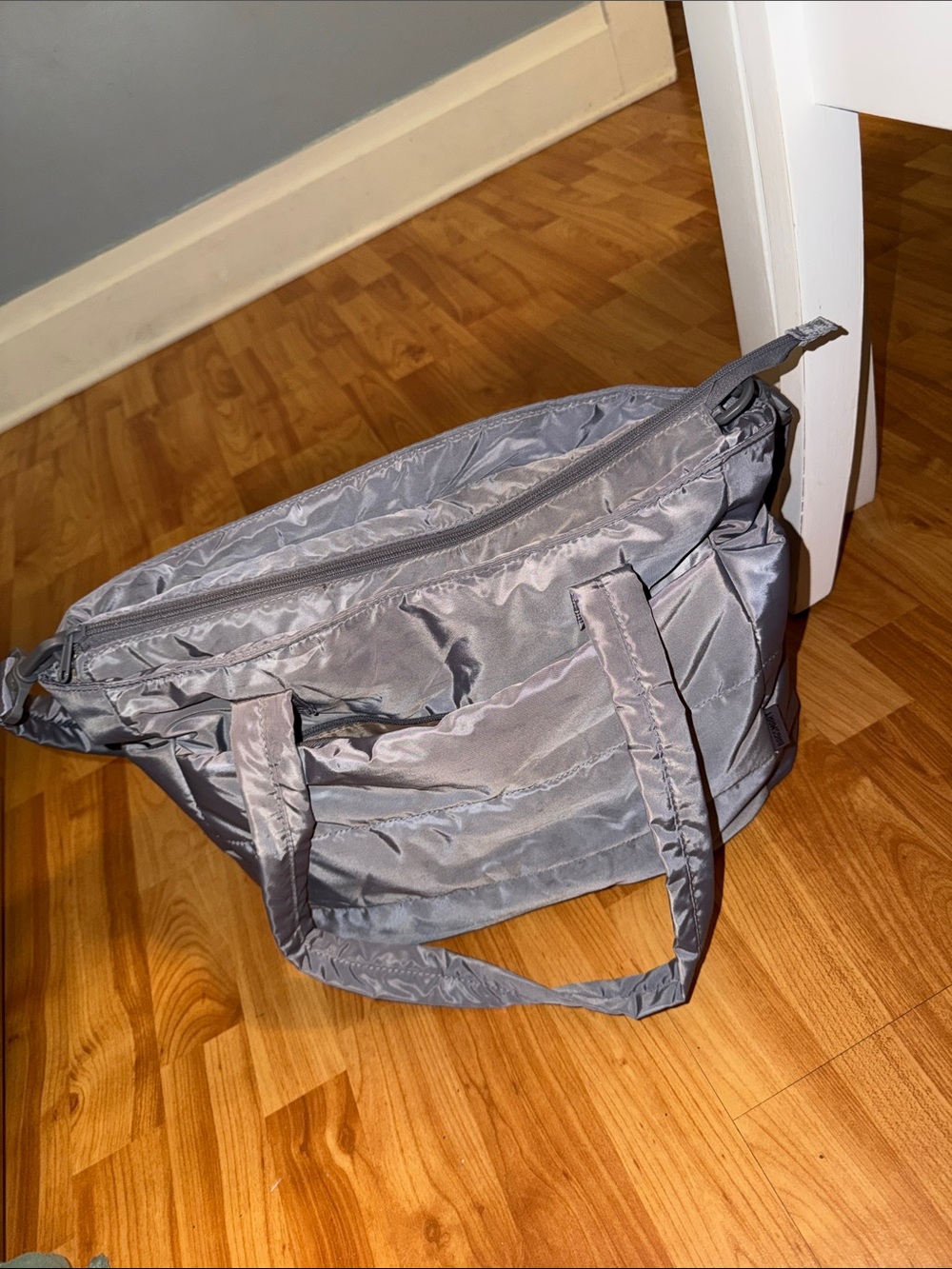 T.J.Maxx Gray Travel Tote Bag